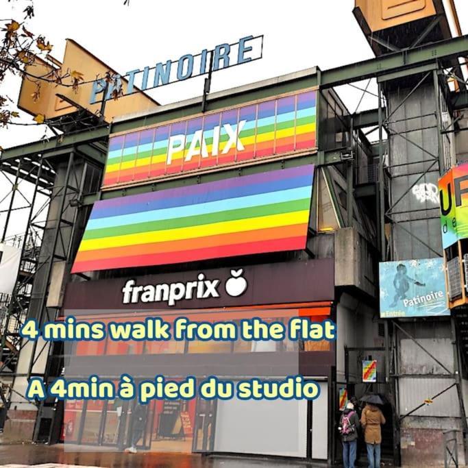 Bright Small Studio Paris Saint Ouen Exterior photo